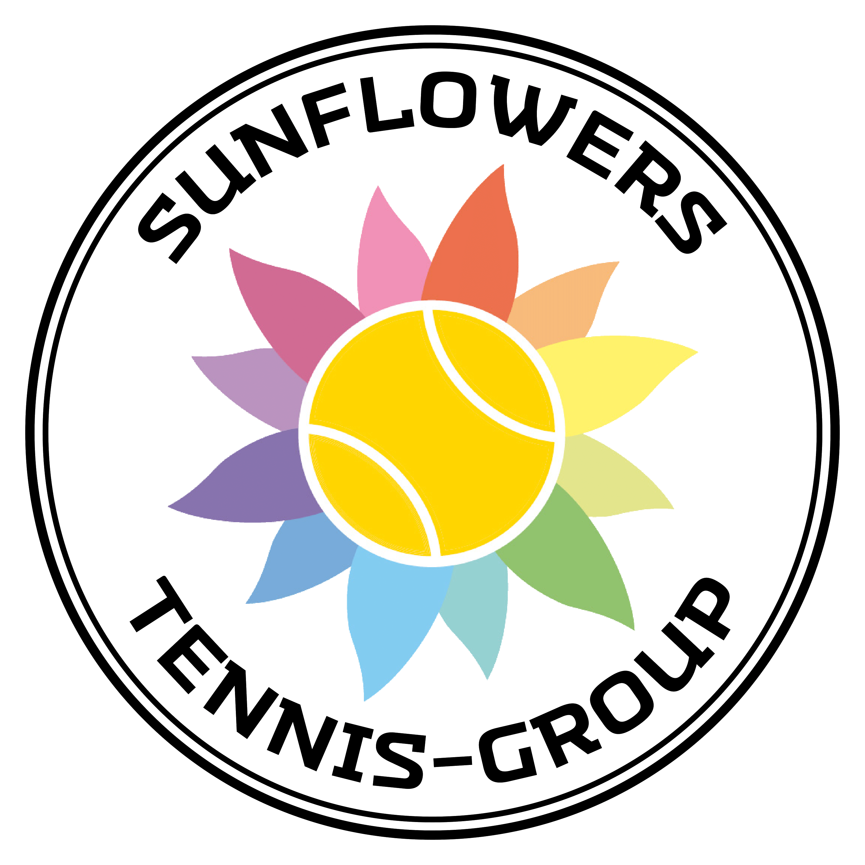 Sunflowers Tennis Group Logo